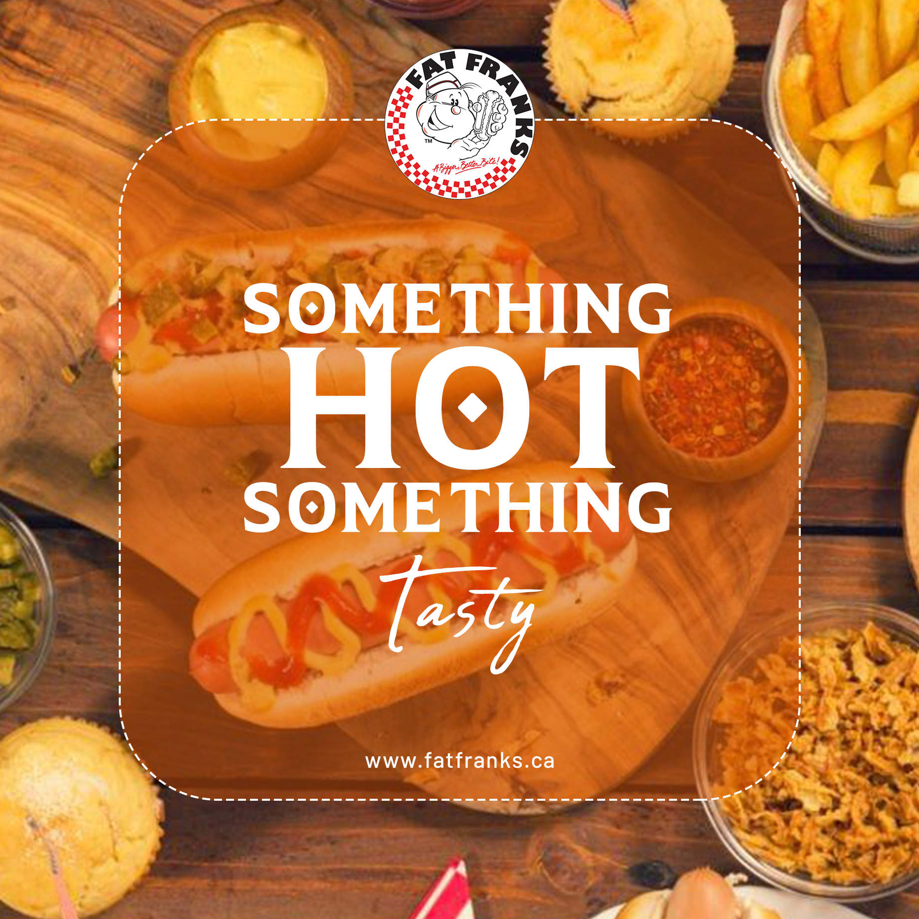 Order Fat Franks’ Delicious Hot Dog